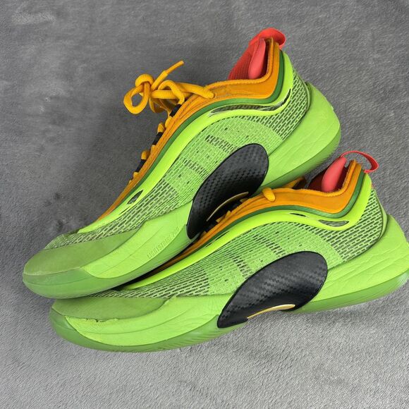 Adidas Lightstrike Pro Shoes Mens Size 9.5 Neon Green‎ Orange DON Basketball main image 4